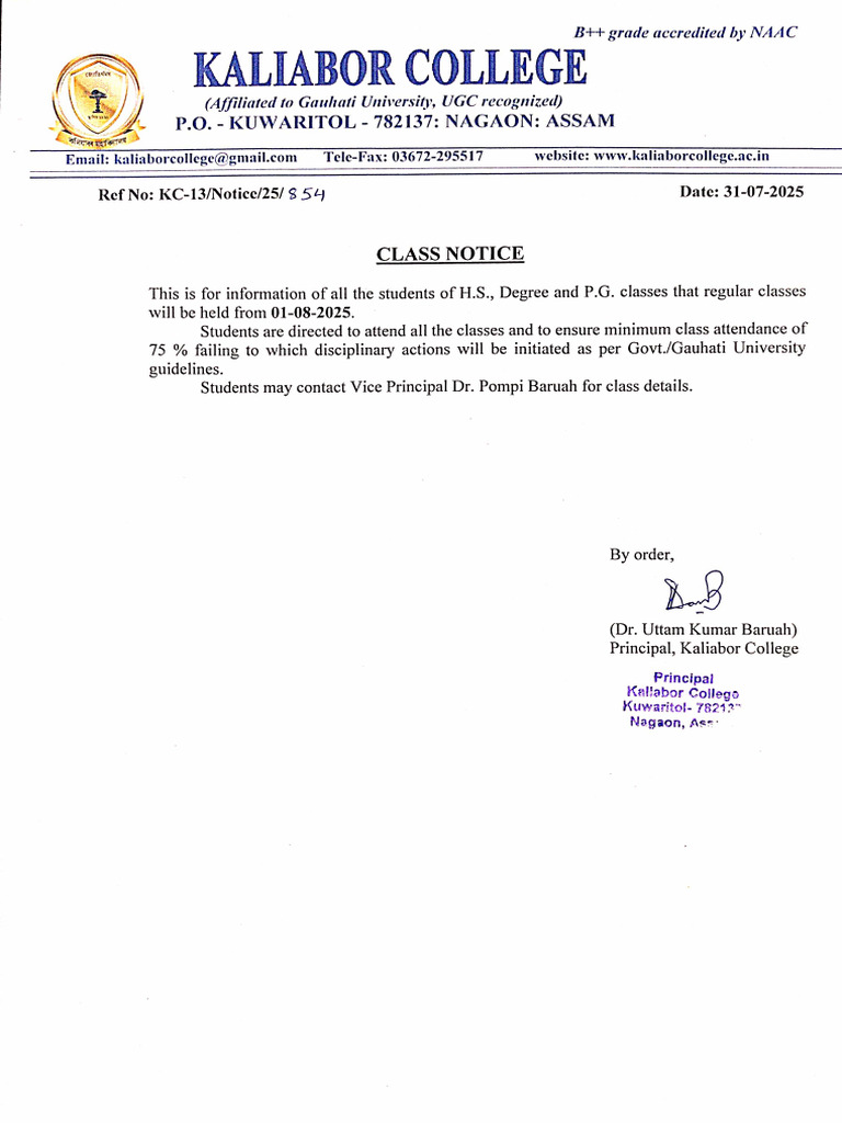 Class Notice | PDF