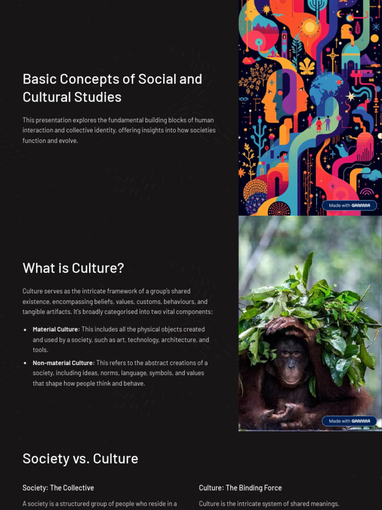Understanding Culture and Society Basics | PDF | Social Constructionism ...