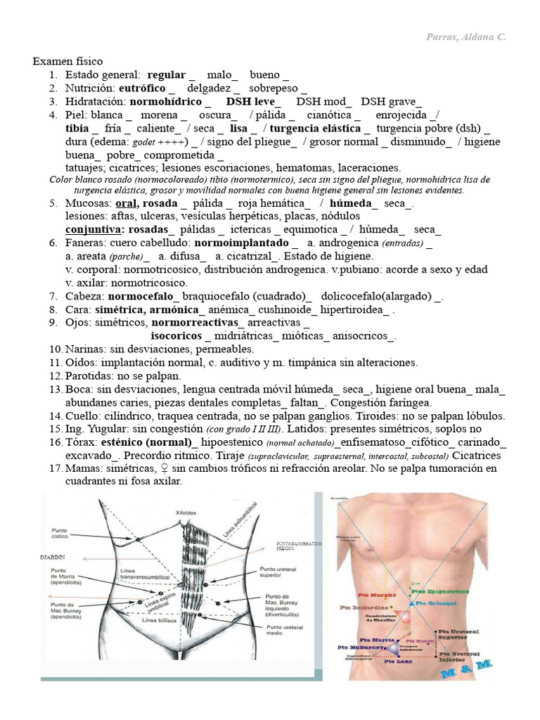 HC Completa | PDF | Especialidades Medicas | Anatomía humana