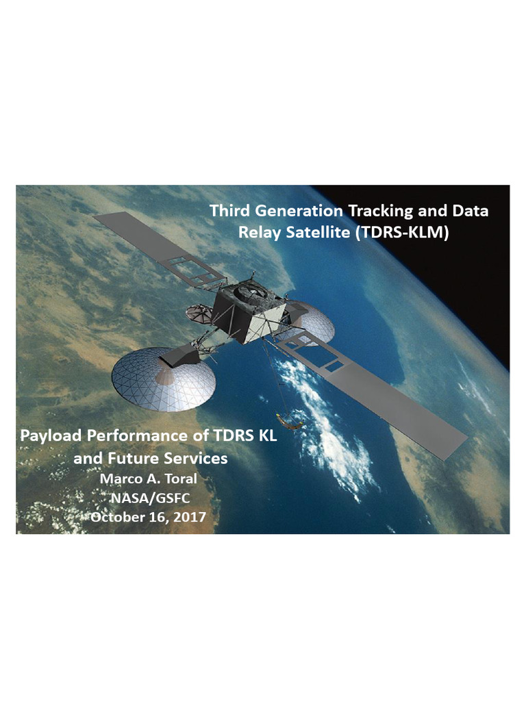 TDRS-KLM Satellite Performance Overview | PDF | Wireless | Radio Technology