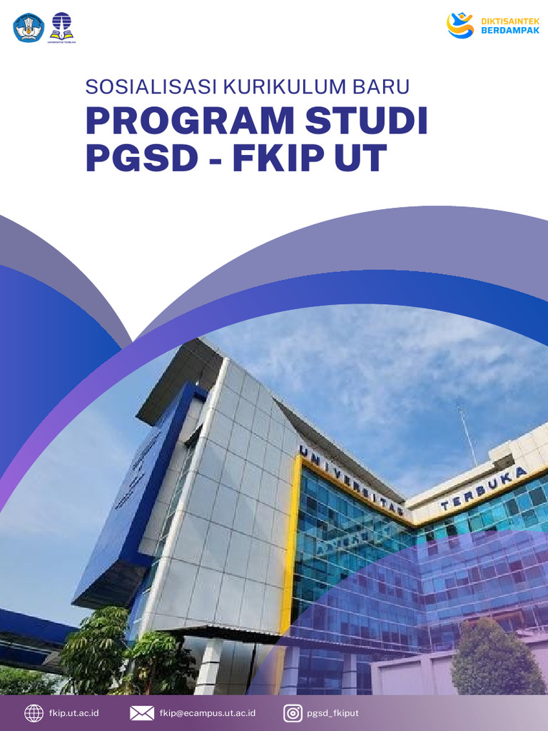 Sosialisasi Kurikulum Baru PGSD UT | PDF