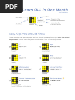 J Perm's 57 OLL Algorithms Guide | PDF