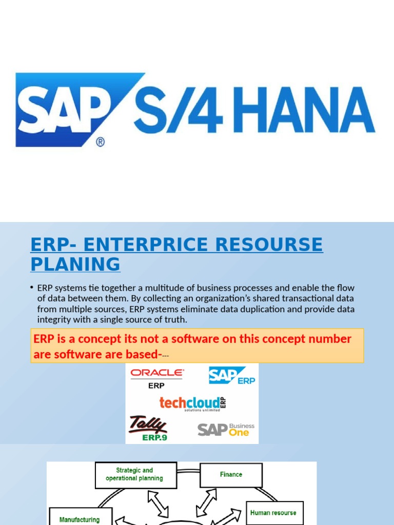 Understanding ERP and SAP Systems | PDF