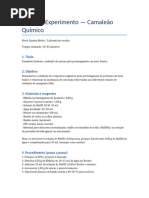 Experimento do Camaleão Químico | PDF | Reações químicas | Química