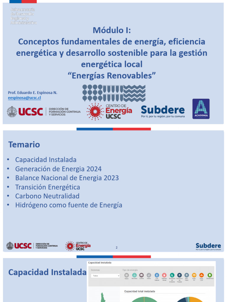 Energía y Transición Energética en Chile | PDF | Hidrógeno | Energía ...