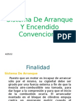 Sistema de Arranque Y Encendido Convencional