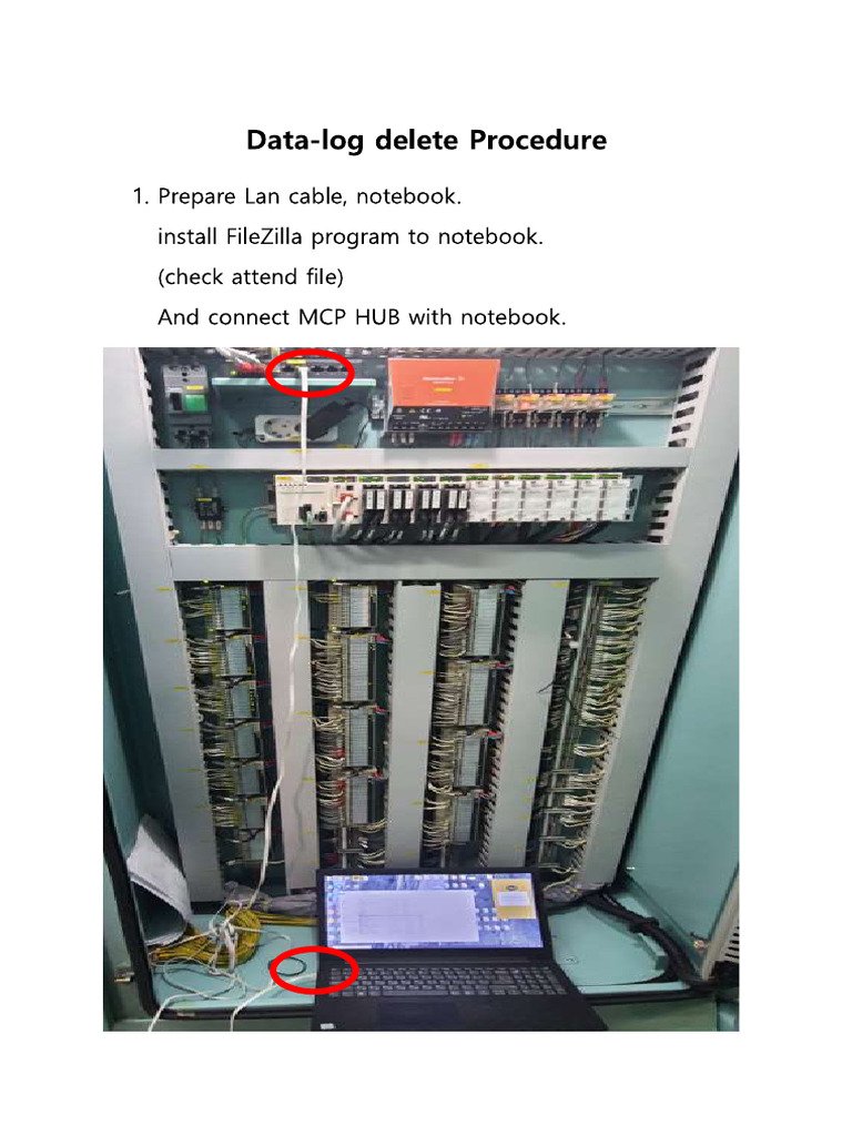 Data Log Delete Procedure | PDF