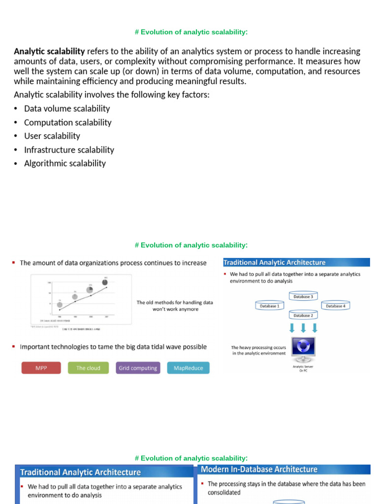Understanding Analytic Scalability Factors | PDF | Apache Hadoop ...
