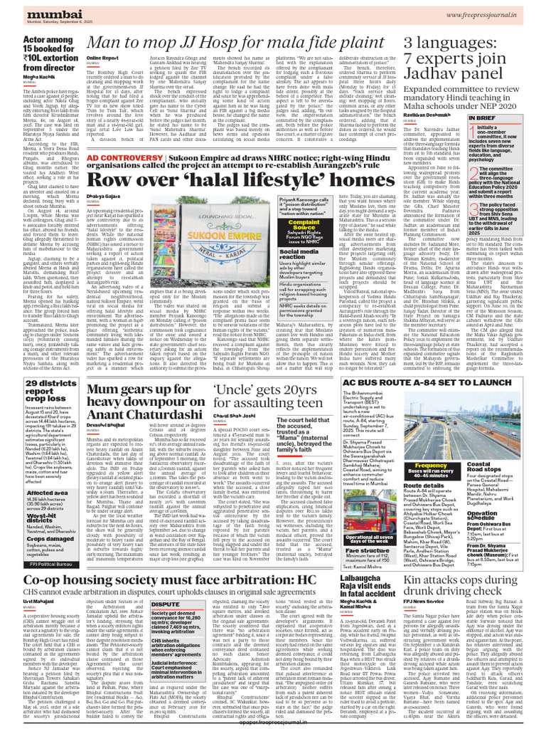Free Press Mumbai Epaper 06-09-2025 Page 5 | PDF