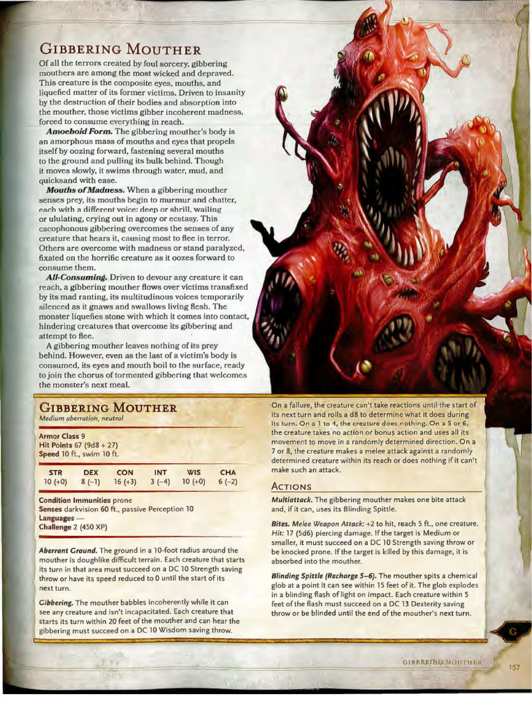 Gibbering Mouther | PDF