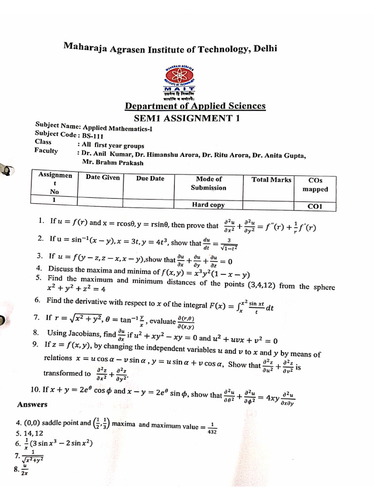 Assignment1 Sem 1 | PDF