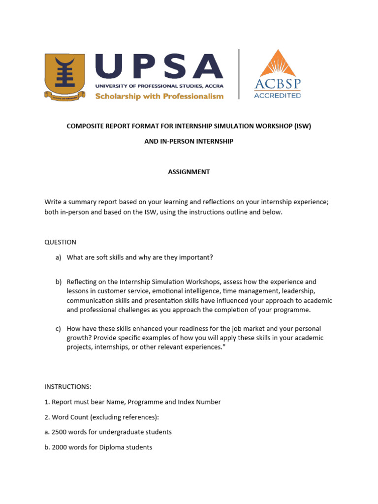 Isw 2024 Capstone Assignment | PDF