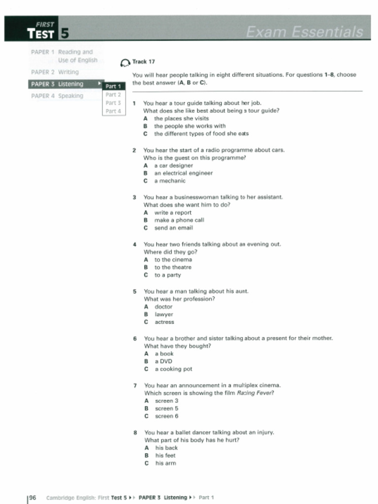 TEST 5 Listening | PDF