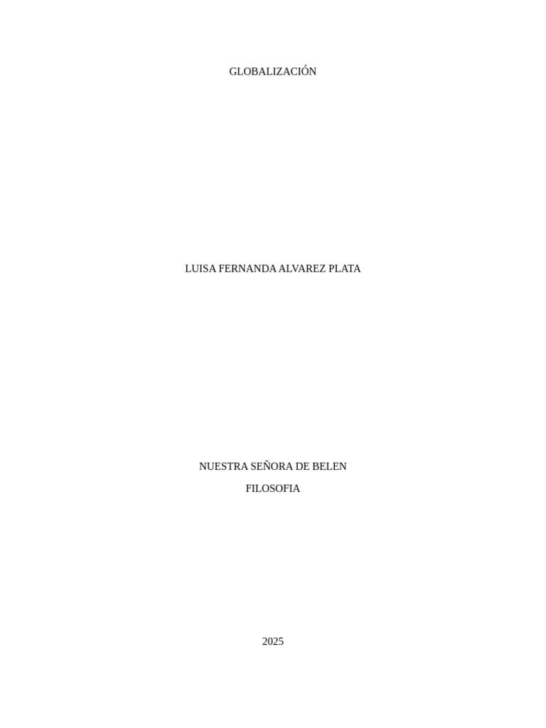 Impacto y Retos de la Globalización | PDF | Globalización | Sustentabilidad