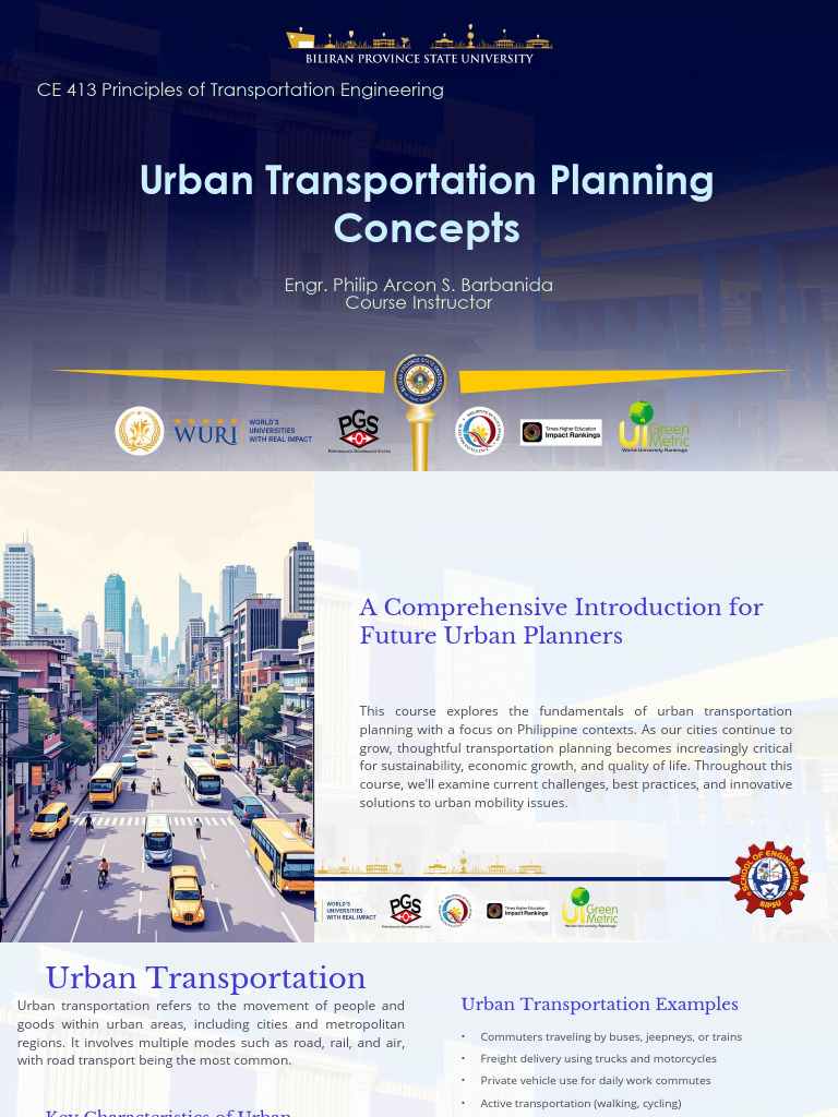 Urban Transportation Planning in the Philippines | PDF | Transport ...