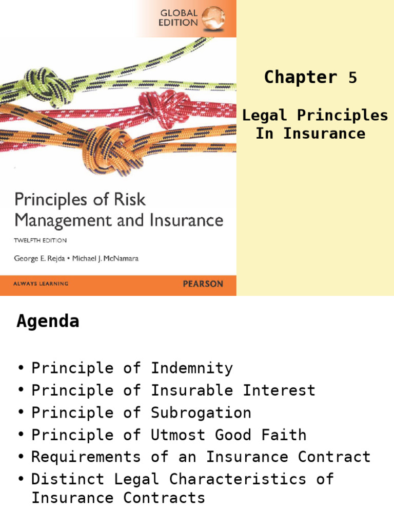 Key Legal Principles in Insurance | PDF | Insurance | Misrepresentation