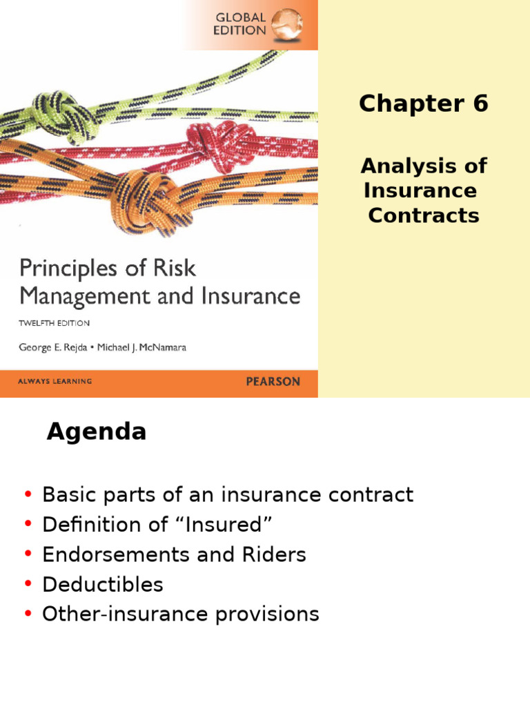 Understanding Insurance Contracts Basics | PDF | Insurance | Deductible