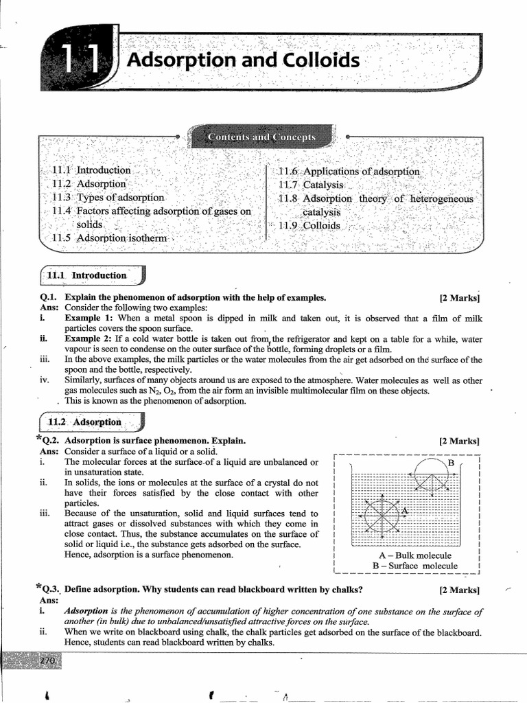Adsorption and Colloids | PDF