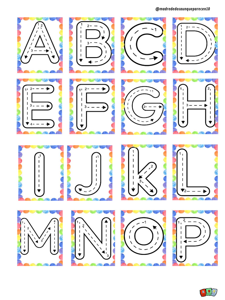 Letras Rellenables para Personalización | PDF
