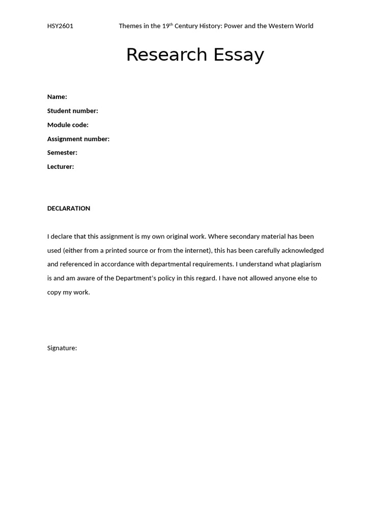 19th Century Power Themes Essay | PDF