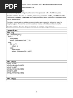 Computer Science Practical Exam 9618/41 | PDF | Queue (Abstract Data ...