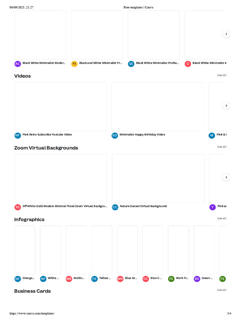 Canva 3 Free Template Collection | PDF