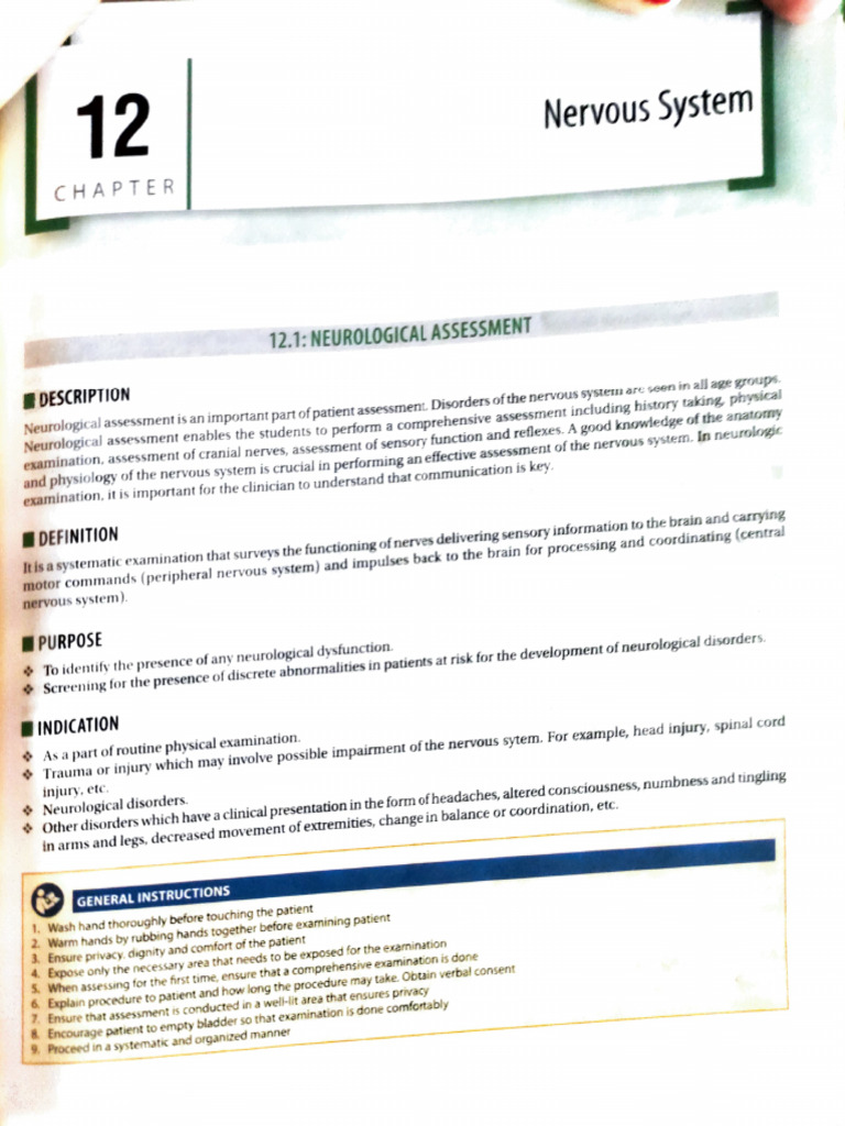 Comprehensive Neurological Assessment Guide | PDF | Visual Acuity ...