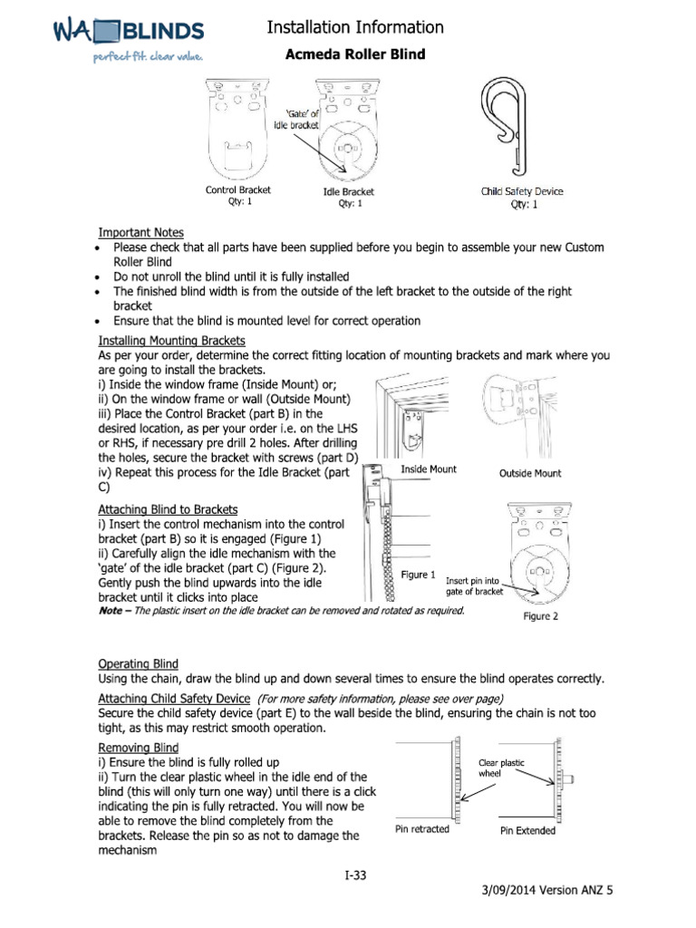 Roller Installation Instructions | PDF