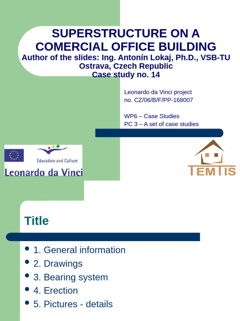 Superstructure Case Study: Office Building | PDF