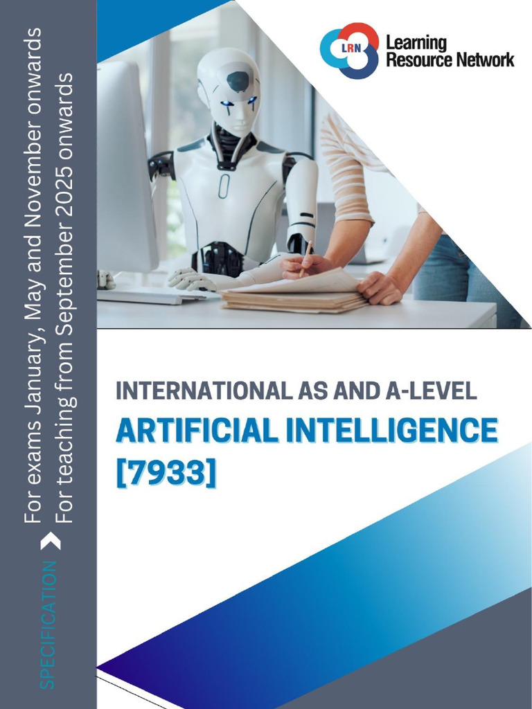 LRN International AS & A Level AI Spec | PDF | Artificial Intelligence ...