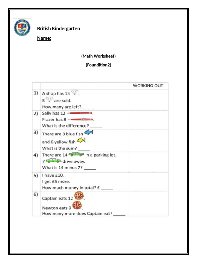 Word Problem 5 | PDF