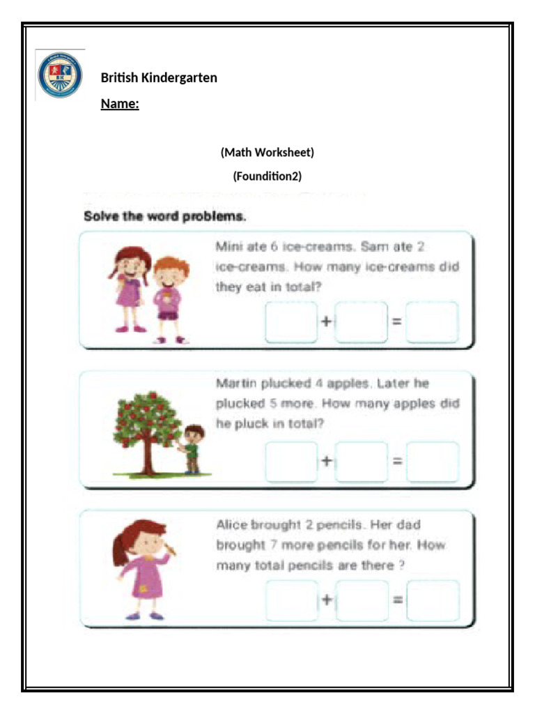 Word Problem 3 | PDF