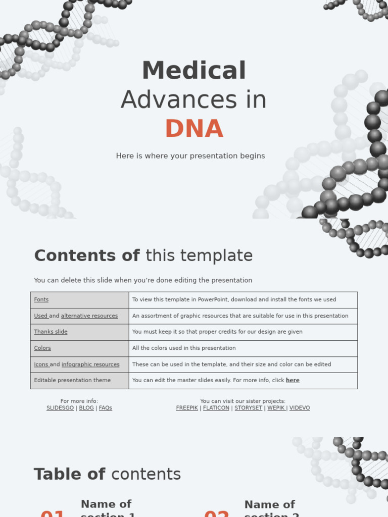 Medical Advances in DNA by Slidesgo | PDF | Planets | Saturn