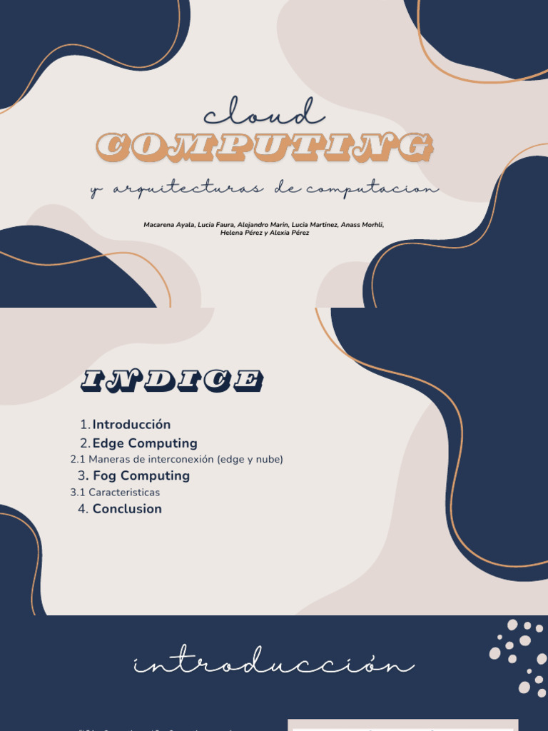 Edge y Fog Computing: Procesamiento Eficiente | PDF | Internet de las ...
