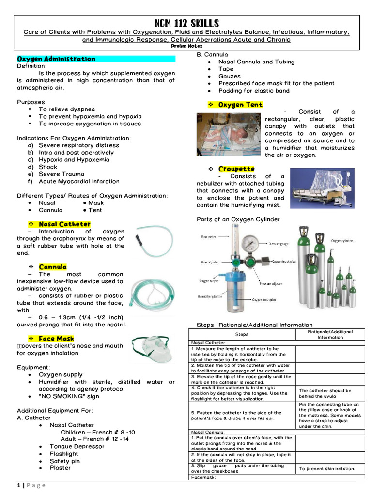 Oxygen Administration Techniques Guide | PDF | Respiratory System ...