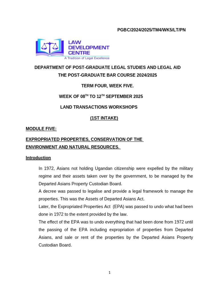 Expropriated Properties and Legal Framework | PDF | Lease | Noise