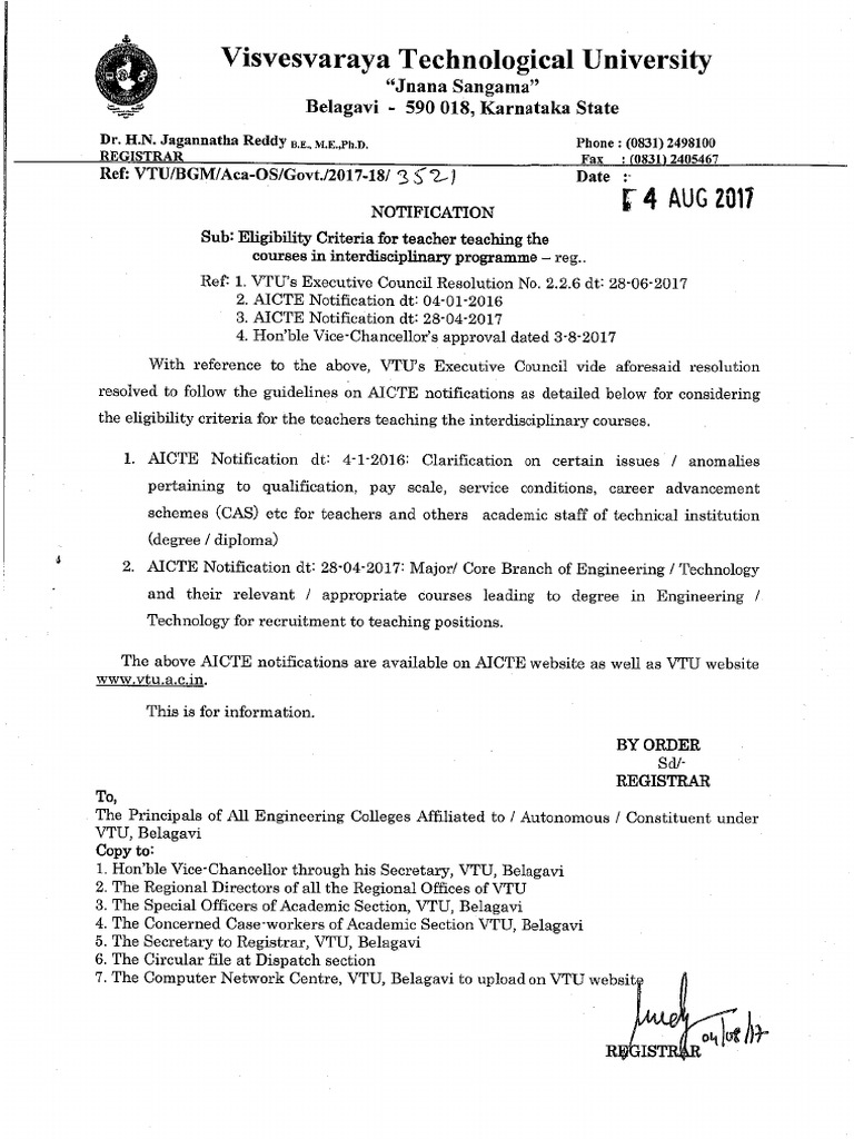 Notification | PDF