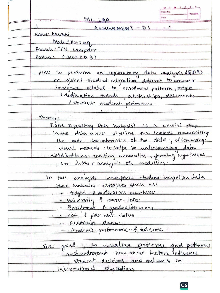 ML Lab Assignment 1 | PDF
