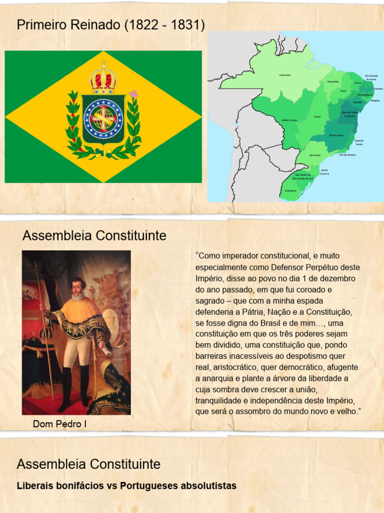 Primeiro Reinado e Período Regencial | PDF | Brasil