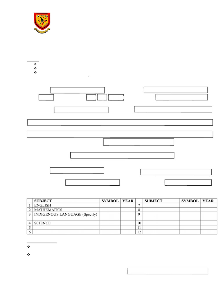 Mkoba Teachers College 2025 Application Form | PDF
