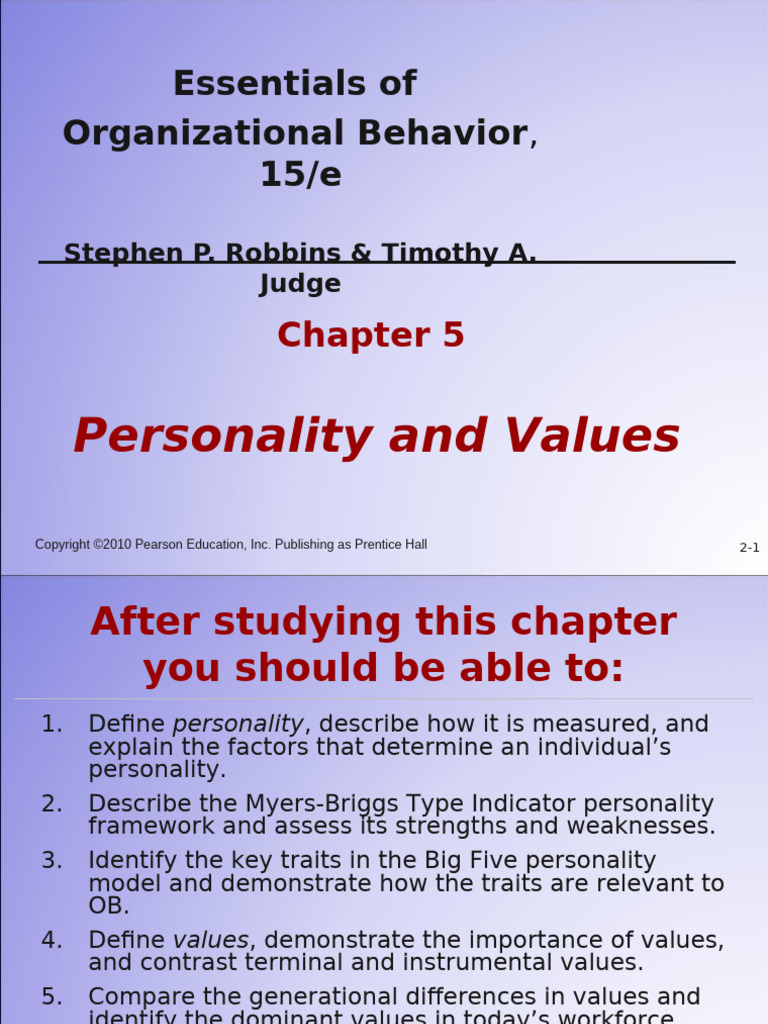 Chapter 5 | PDF | Extraversion And Introversion | Value (Ethics)