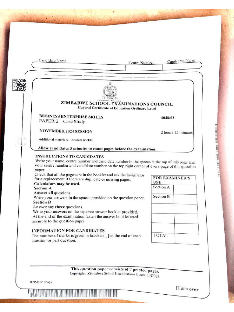 Bes P2 2024 | PDF