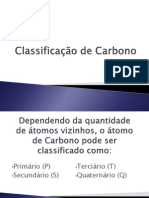 Classificação de Carbono