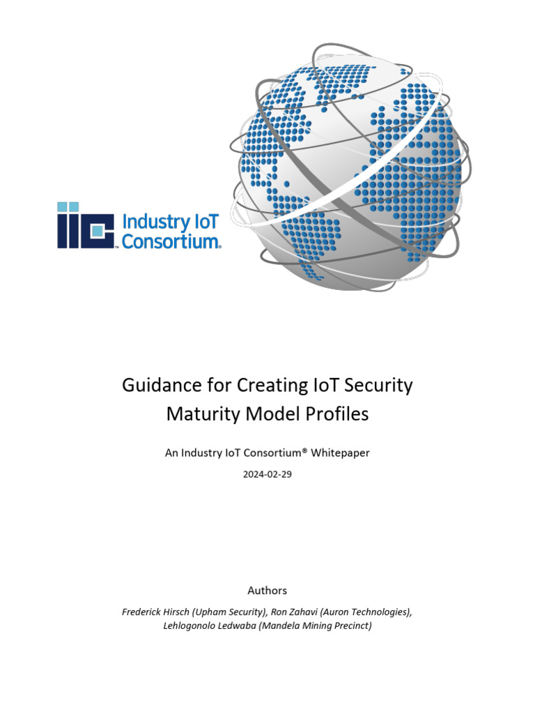 IoT Security Maturity Model Guidance | PDF | Computer Security | Security