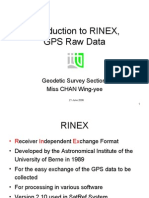 Introduction of RINEX21