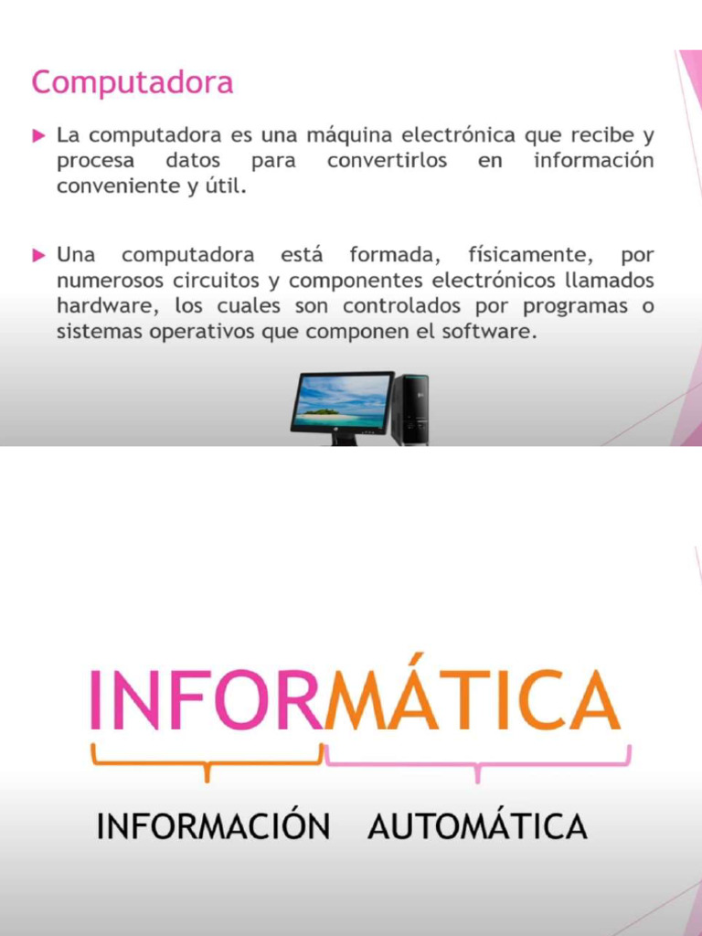 2.1-Computadora-Informatica - Datos - Procesamiento | PDF