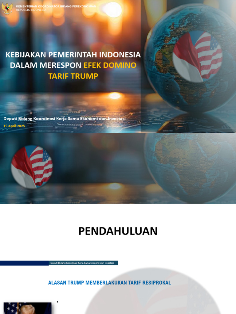 2. Kebijakan Indonesia Dalam Merespon Tarif Trump Input Bilat | PDF