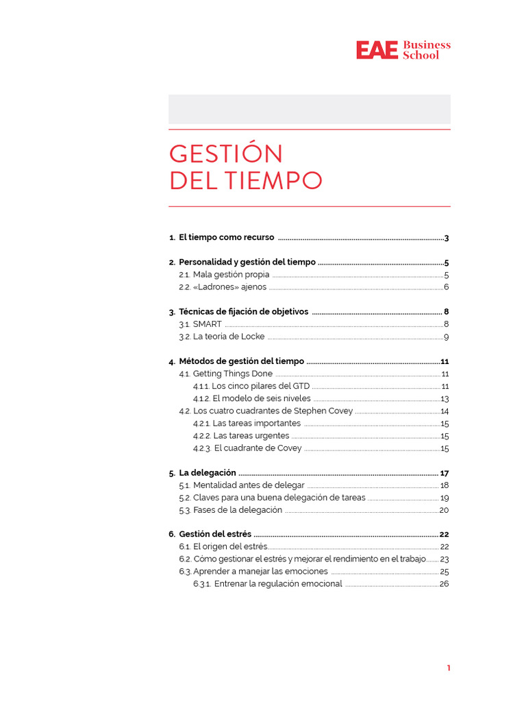 Estrategias Efectivas para la Gestión del Tiempo | PDF | Gestión del ...