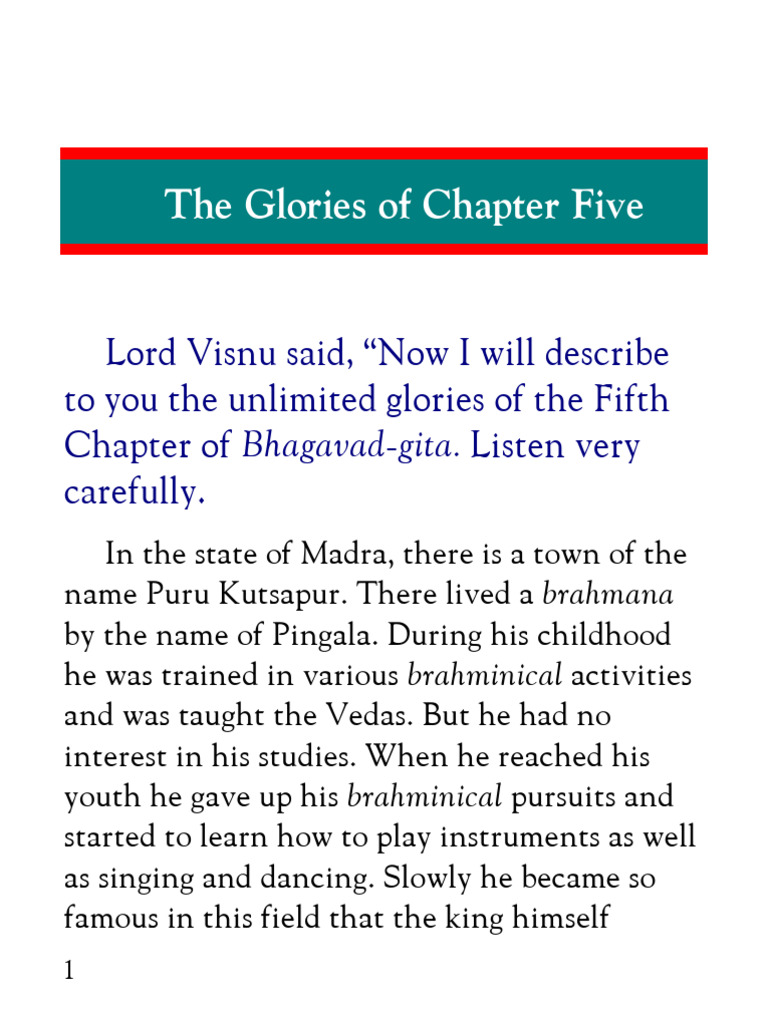 GM - 5 - The Glories of Chapter Five | PDF