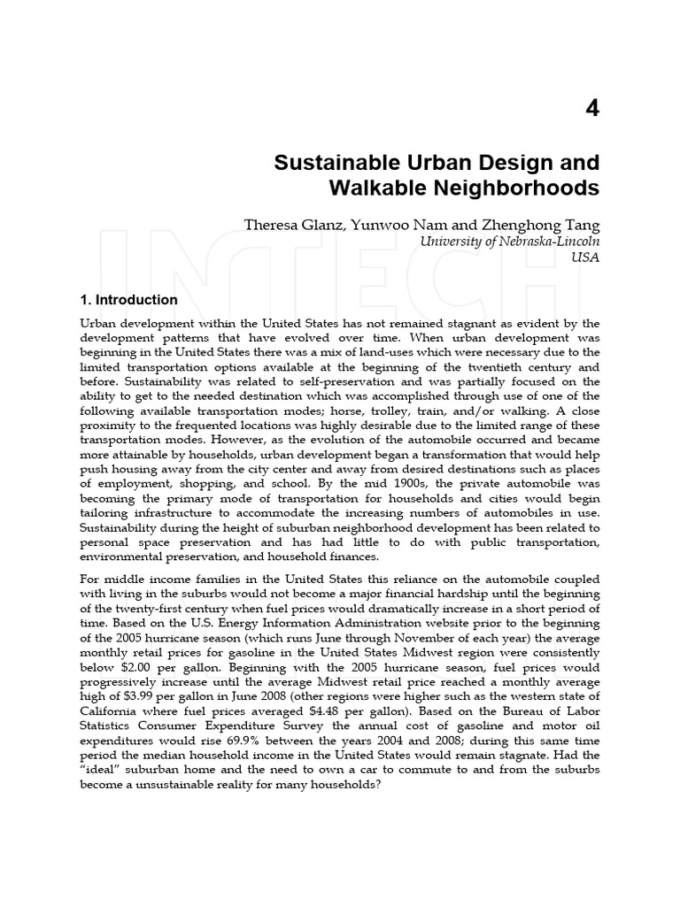 Sustainable Walkable Neighborhoods Guide | PDF | Urban Sprawl | Urban ...